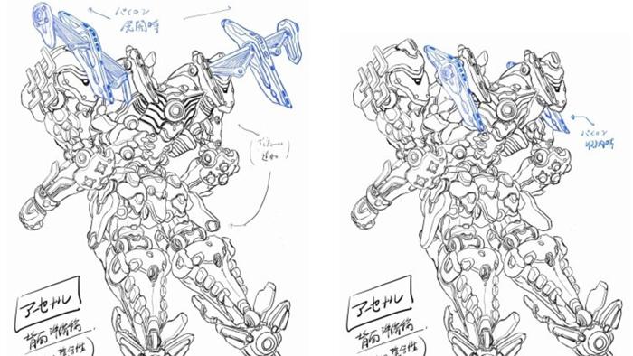 Daemon X Machina boceto